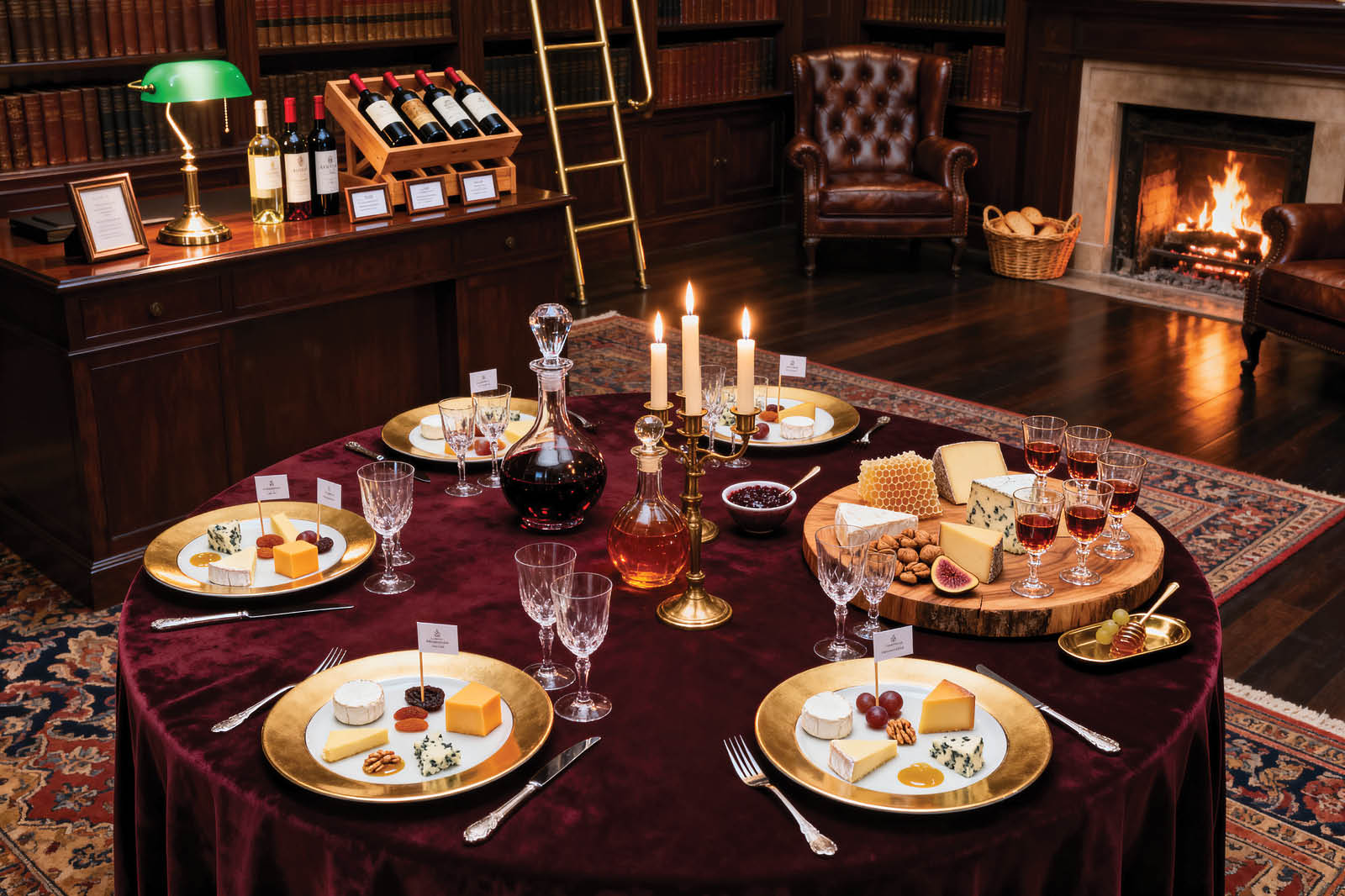premium wine and cheese experience